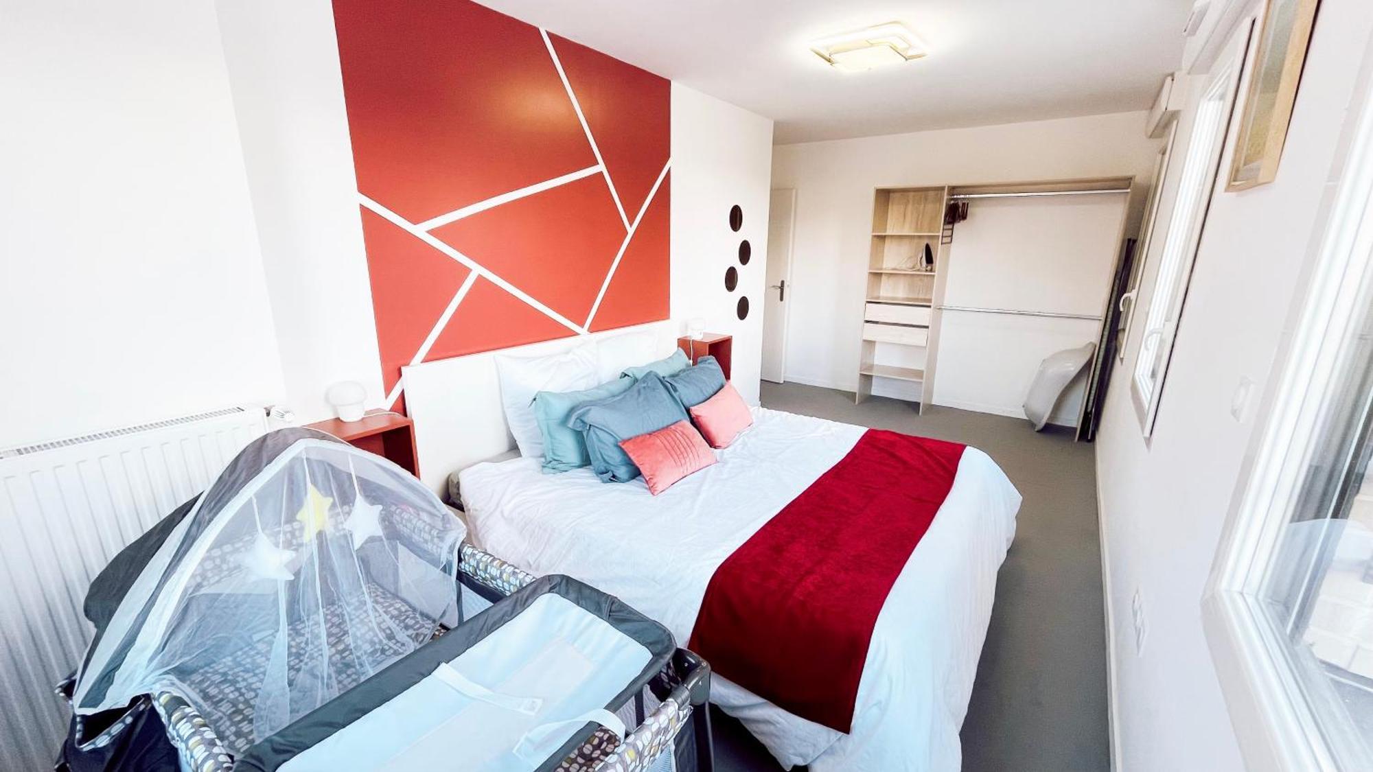 Le Lion D'Or - Parking - Netflix - Wifi - Nerf Apartment Bussy-Saint-Georges Luaran gambar